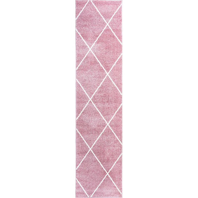 Cole Minimalist Diamond Trellis Area Rug