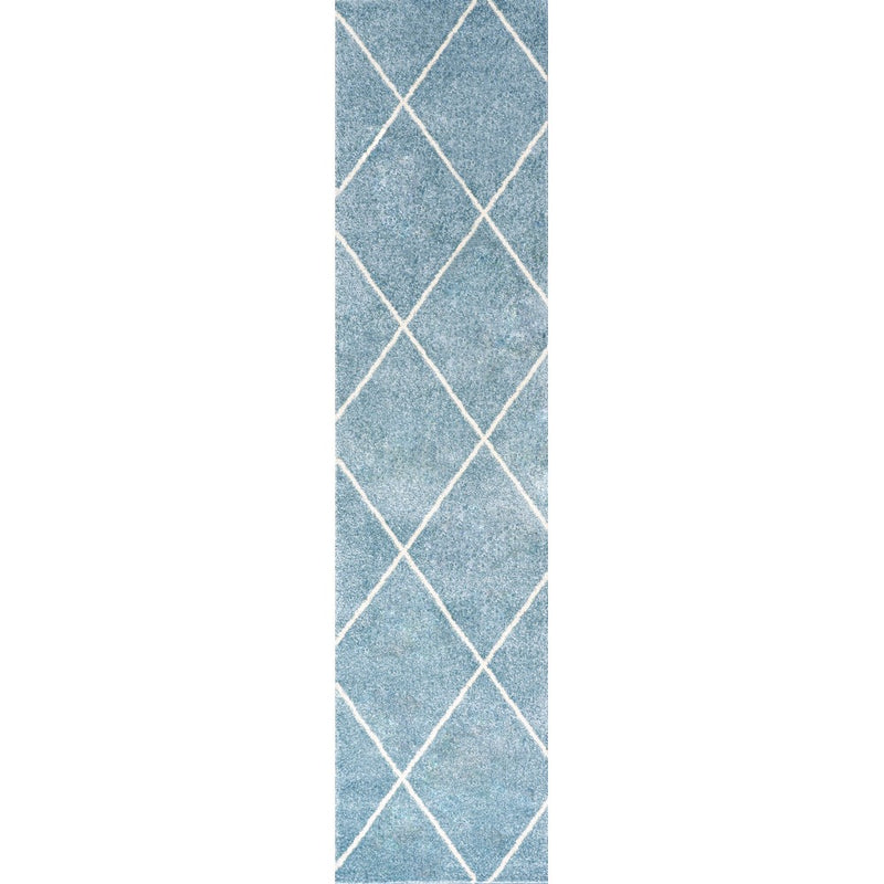 Cole Minimalist Diamond Trellis Area Rug