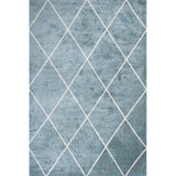 Cole Minimalist Diamond Trellis Area Rug