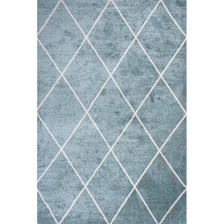 Cole Minimalist Diamond Trellis Area Rug