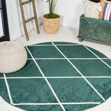 Cole Minimalist Diamond Trellis Area Rug