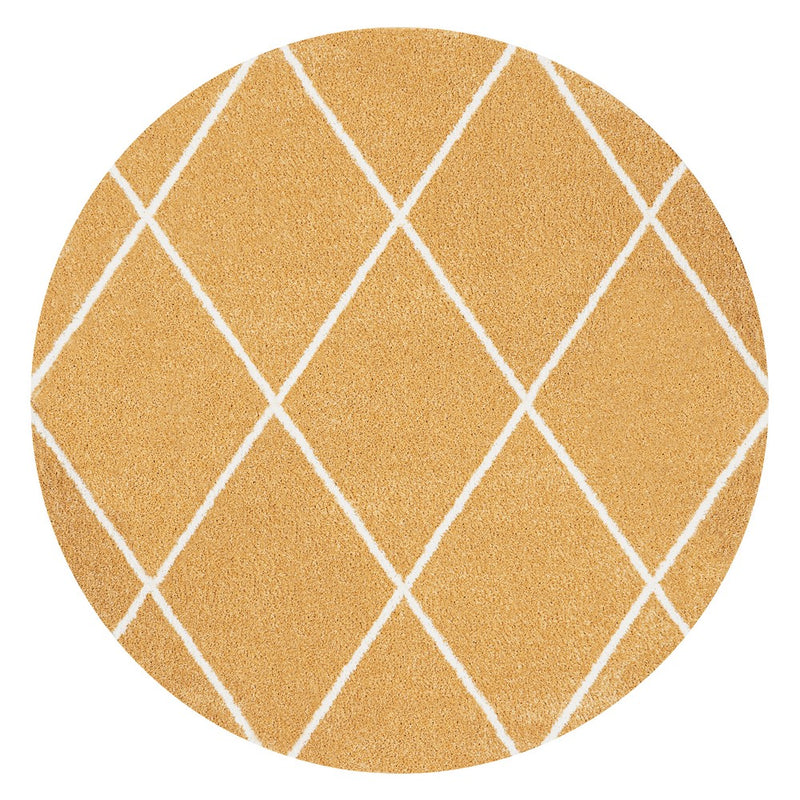 Cole Minimalist Diamond Trellis Area Rug