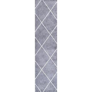 Cole Minimalist Diamond Trellis Area Rug