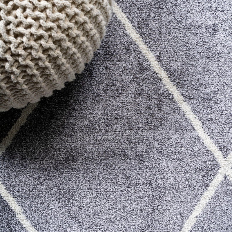 Cole Minimalist Diamond Trellis Area Rug