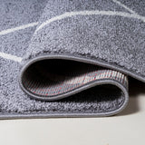Cole Minimalist Diamond Trellis Area Rug