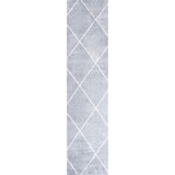 Cole Minimalist Diamond Trellis Area Rug