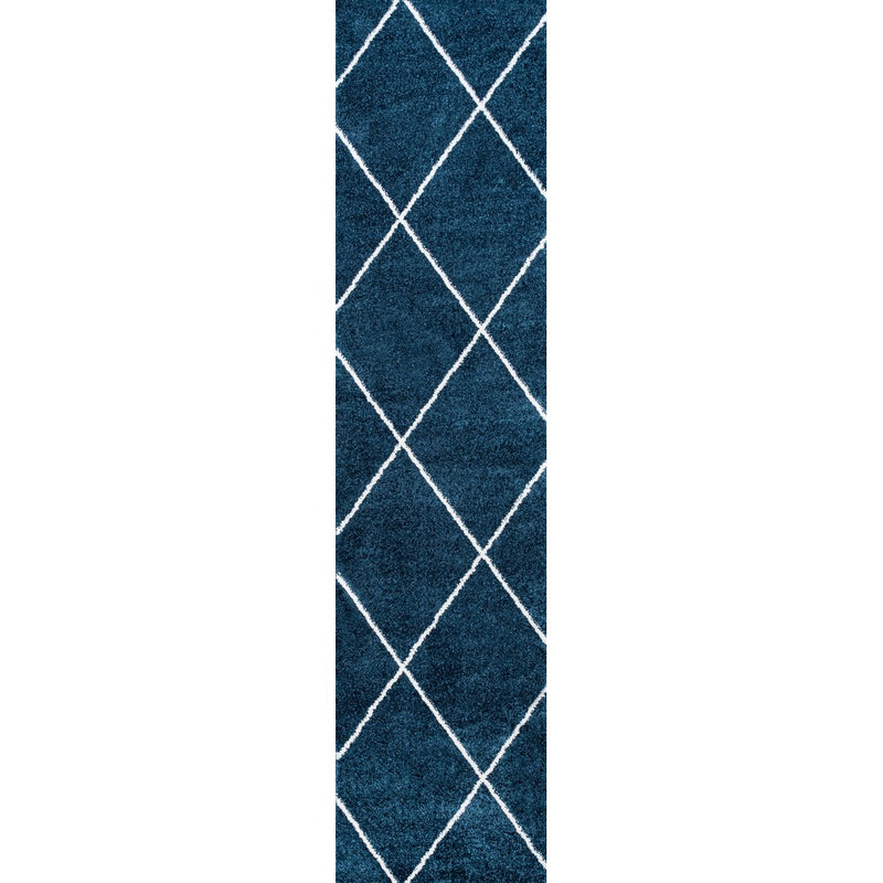 Cole Minimalist Diamond Trellis Area Rug