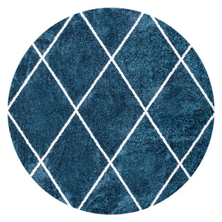 Cole Minimalist Diamond Trellis Area Rug