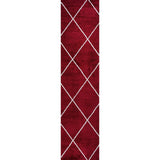 Cole Minimalist Diamond Trellis Area Rug