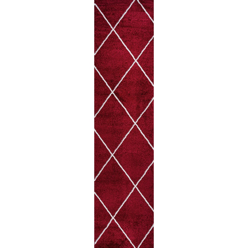 Cole Minimalist Diamond Trellis Area Rug