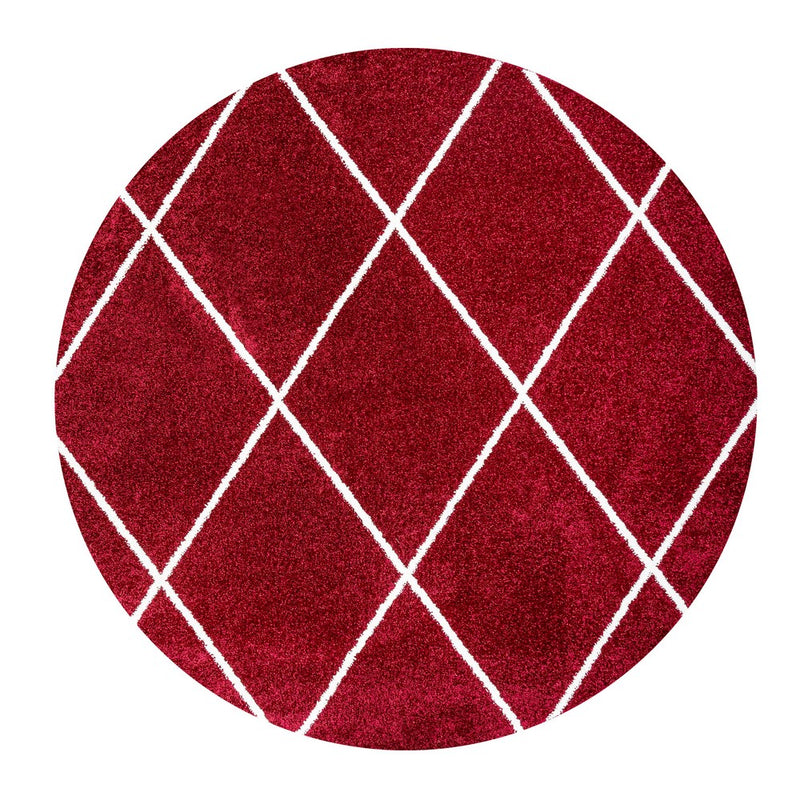 Cole Minimalist Diamond Trellis Area Rug
