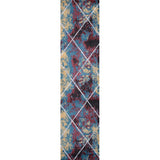 Cole Minimalist Diamond Trellis Area Rug