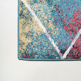Cole Minimalist Diamond Trellis Area Rug