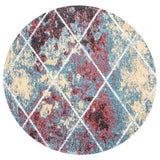 Cole Minimalist Diamond Trellis Area Rug