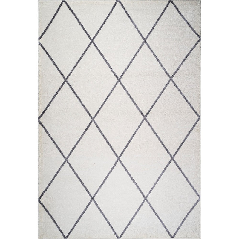 Cole Minimalist Diamond Trellis Area Rug