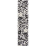 Viscon Abstract Marble Contemporary Area Rug