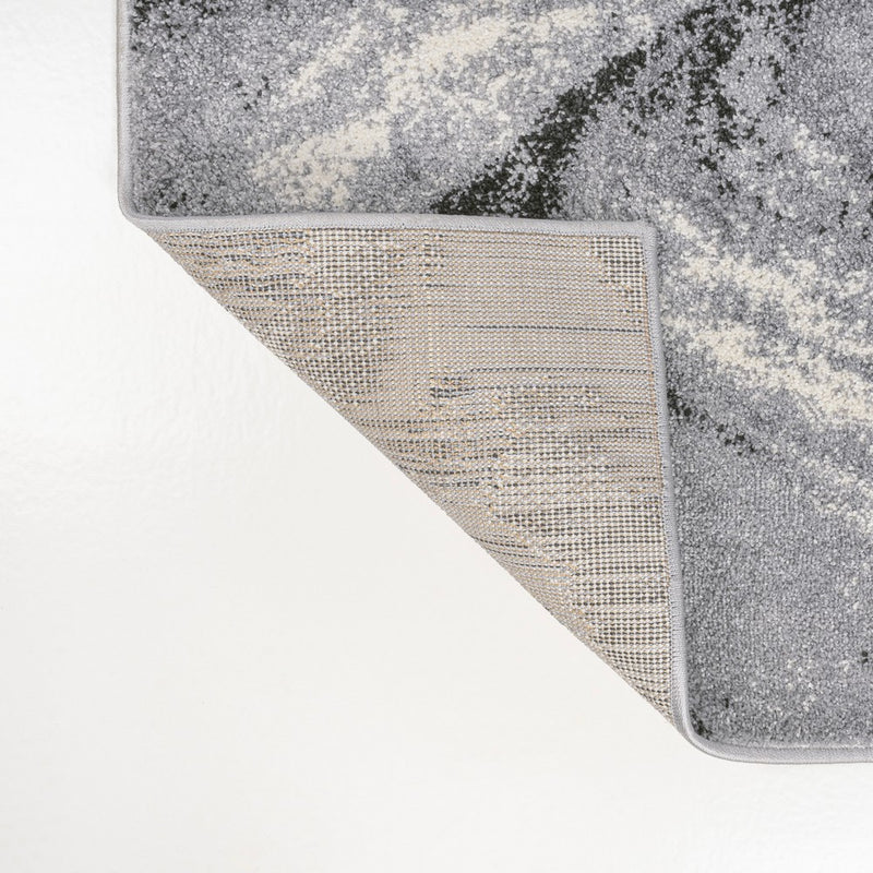 Viscon Abstract Marble Contemporary Area Rug