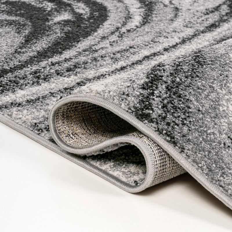 Viscon Abstract Marble Contemporary Area Rug
