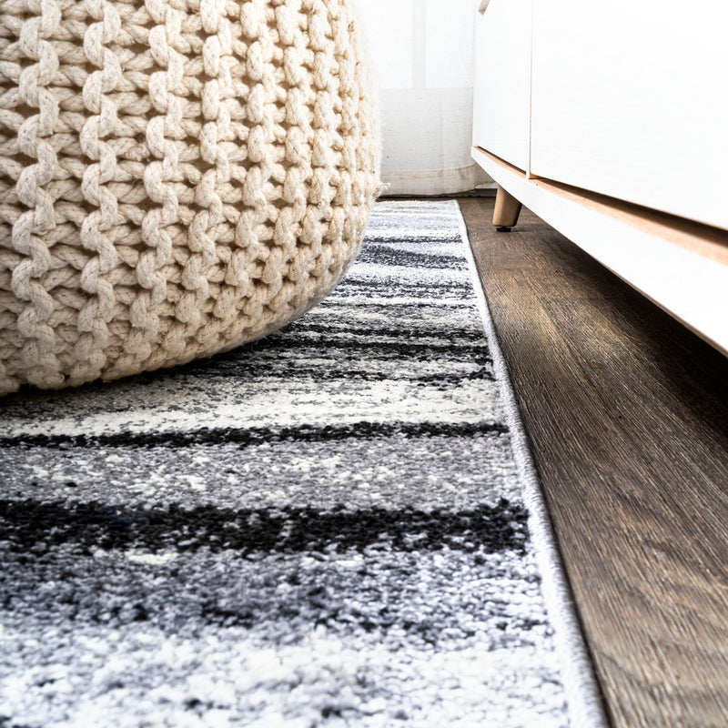 Viscon Abstract Marble Contemporary Area Rug