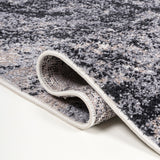 Kassia Contemporary Glam Abstract Marble Area Rug