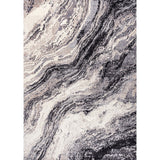 Kassia Contemporary Glam Abstract Marble Area Rug