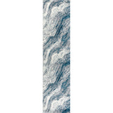 Kassia Contemporary Glam Abstract Marble Area Rug