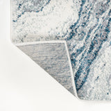 Kassia Contemporary Glam Abstract Marble Area Rug