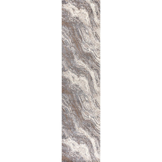 Kassia Contemporary Glam Abstract Marble Area Rug