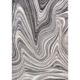 Eleni Contemporary Glam Abstract Marble Area Rug