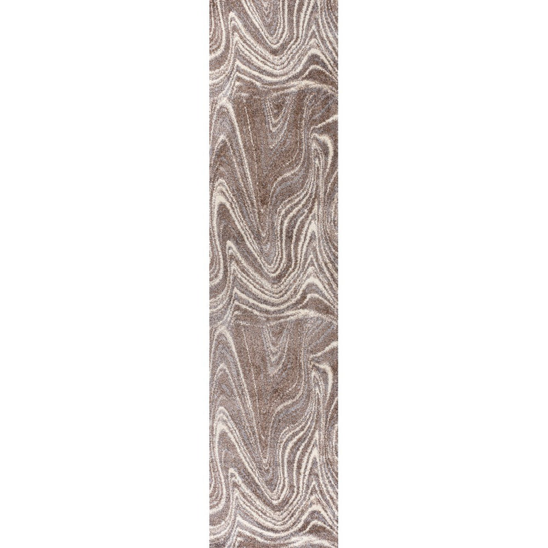 Eleni Contemporary Glam Abstract Marble Area Rug