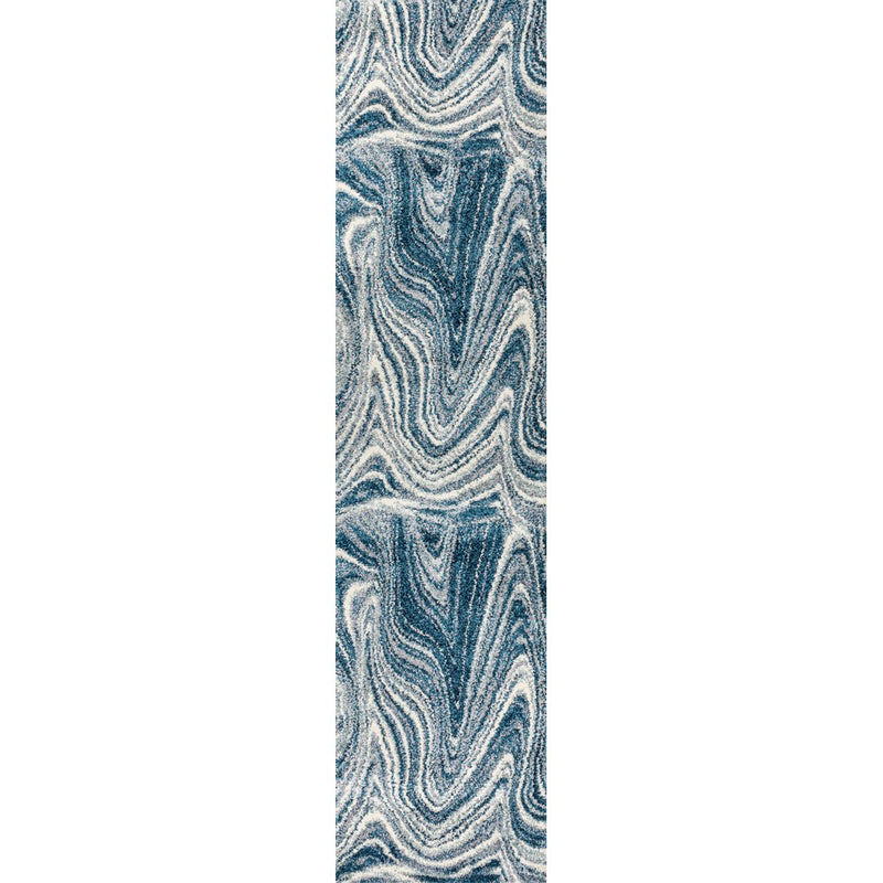 Eleni Contemporary Glam Abstract Marble Area Rug