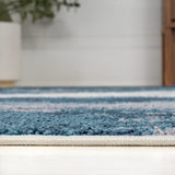 Zoe Contemporary Bohemian Abstract Marble Area Rug