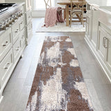 Zoe Contemporary Bohemian Abstract Marble Area Rug