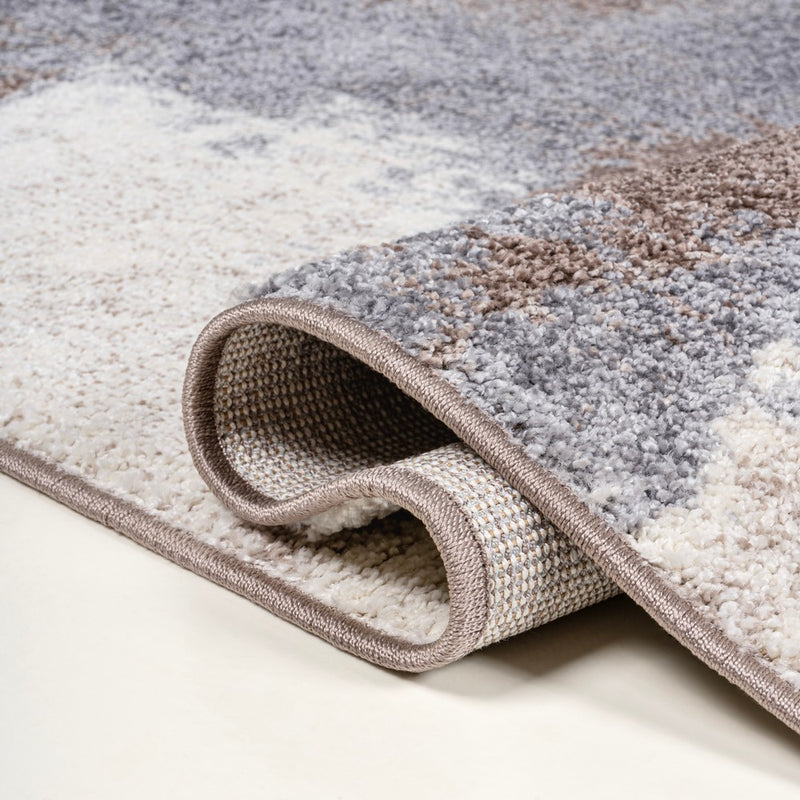 Zoe Contemporary Bohemian Abstract Marble Area Rug
