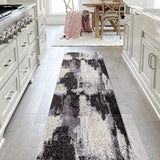 Zoe Contemporary Bohemian Abstract Marble Area Rug