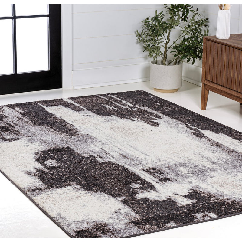 Zoe Contemporary Bohemian Abstract Marble Area Rug