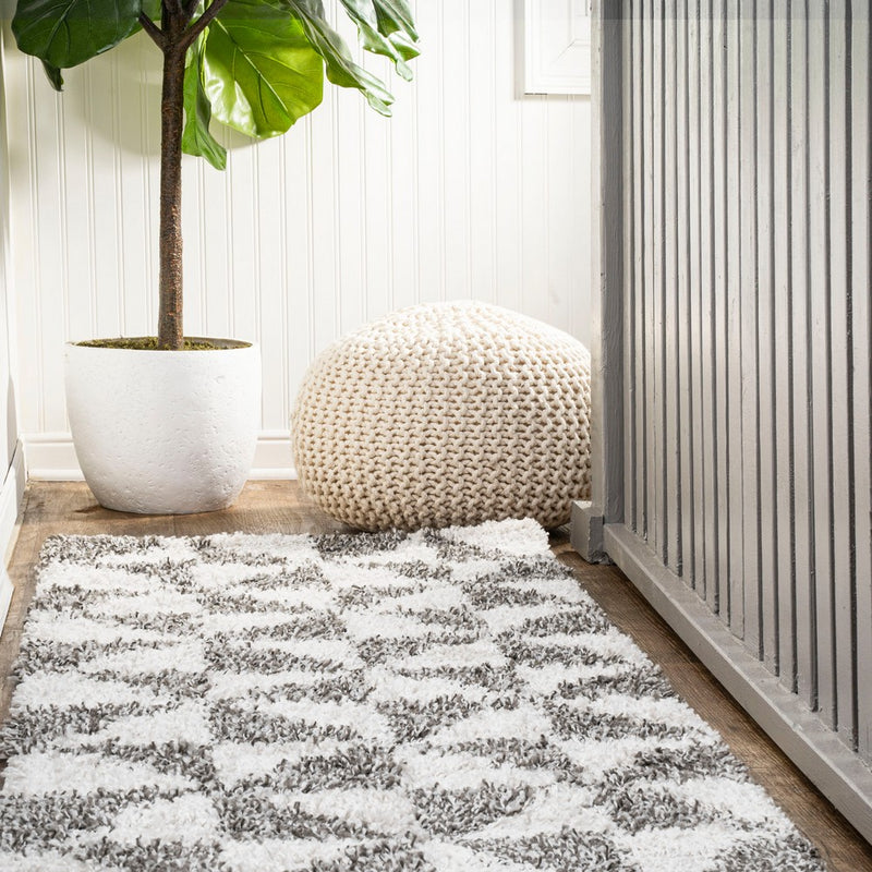 Alcudia Geometric Shag Area Rug