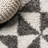 Alcudia Geometric Shag Area Rug
