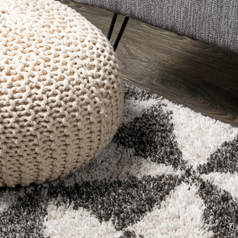 Alcudia Geometric Shag Area Rug