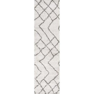 Inca Moroccan Diamond Shag Area Rug