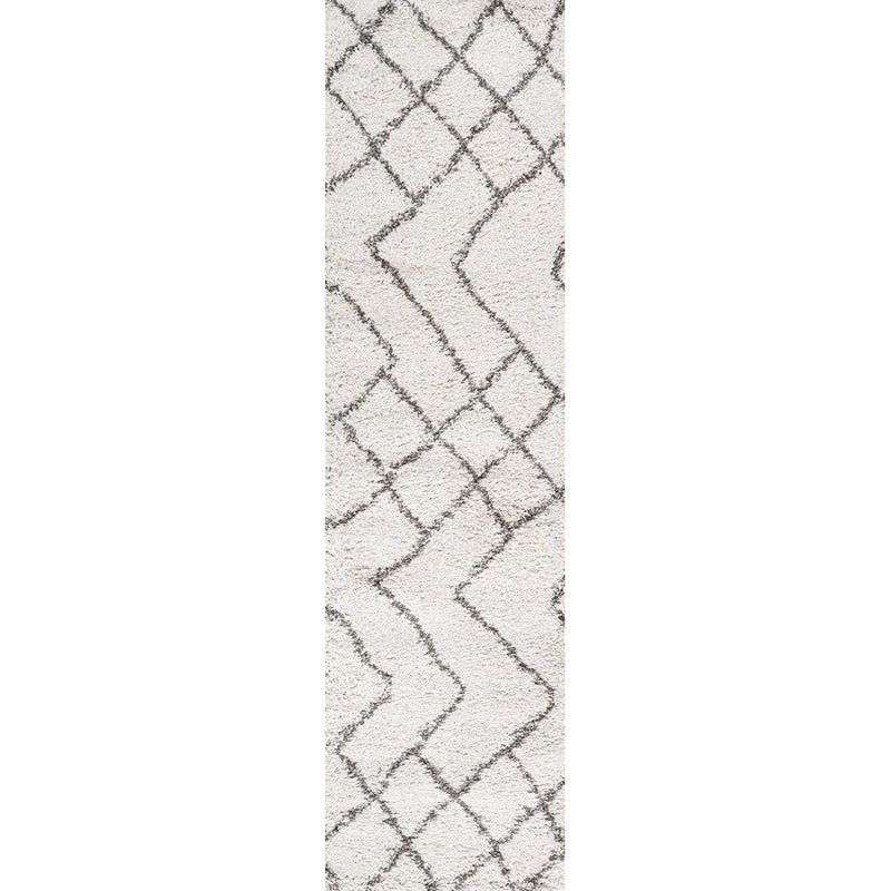 Inca Moroccan Diamond Shag Area Rug
