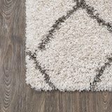 Inca Moroccan Diamond Shag Area Rug