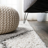 Inca Moroccan Diamond Shag Area Rug