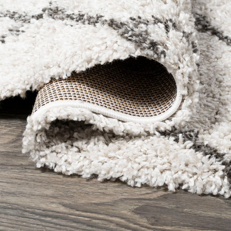 Inca Moroccan Diamond Shag Area Rug