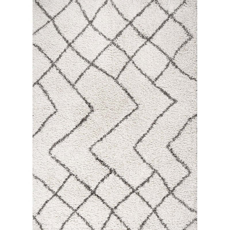 Inca Moroccan Diamond Shag Area Rug