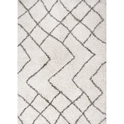 Inca Moroccan Diamond Shag Area Rug
