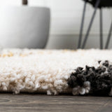 Nova Modern Bold Strie' Shag Area Rug