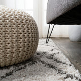 Soller Diamond Trellis Shag Area Rug