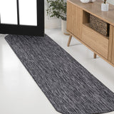Miles Modern Minimalist Radius Corner Solid Indoor/Outdoor Area Rug