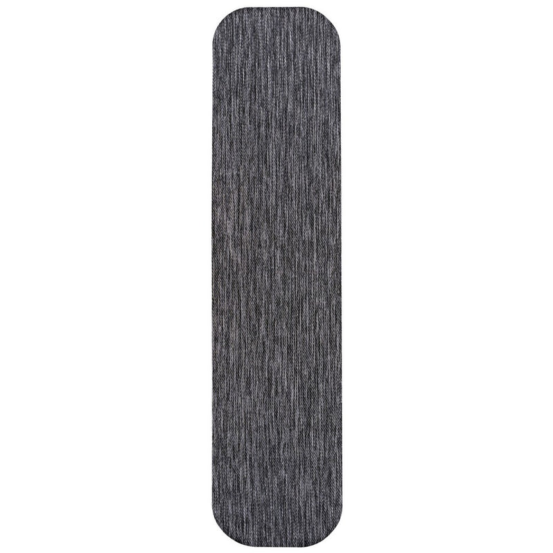 Miles Modern Minimalist Radius Corner Solid Indoor/Outdoor Area Rug